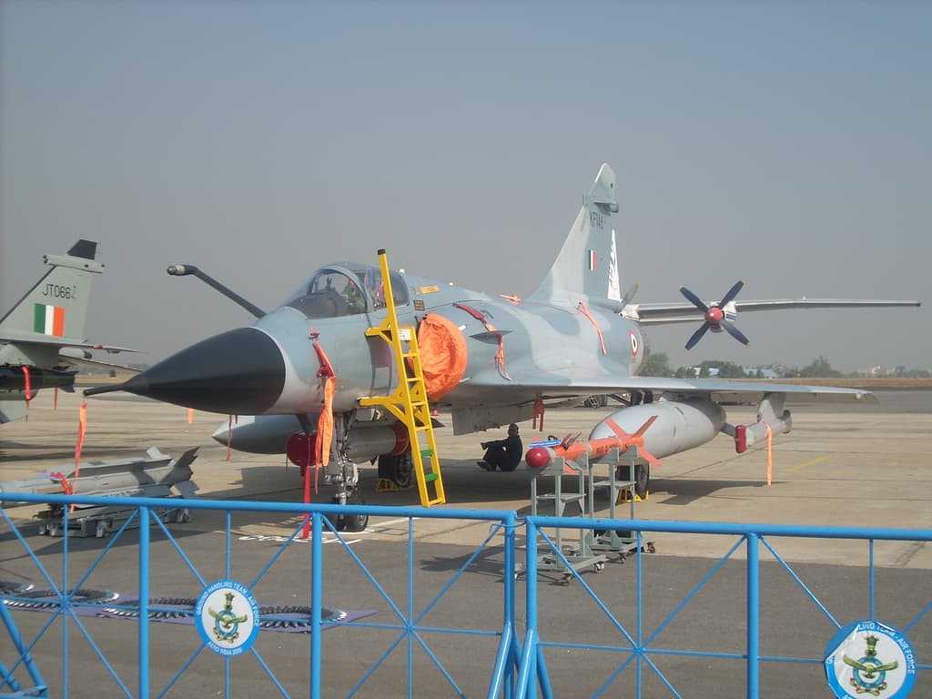 Mirage 2000 of the Indian Air Force — the type that flew the strike